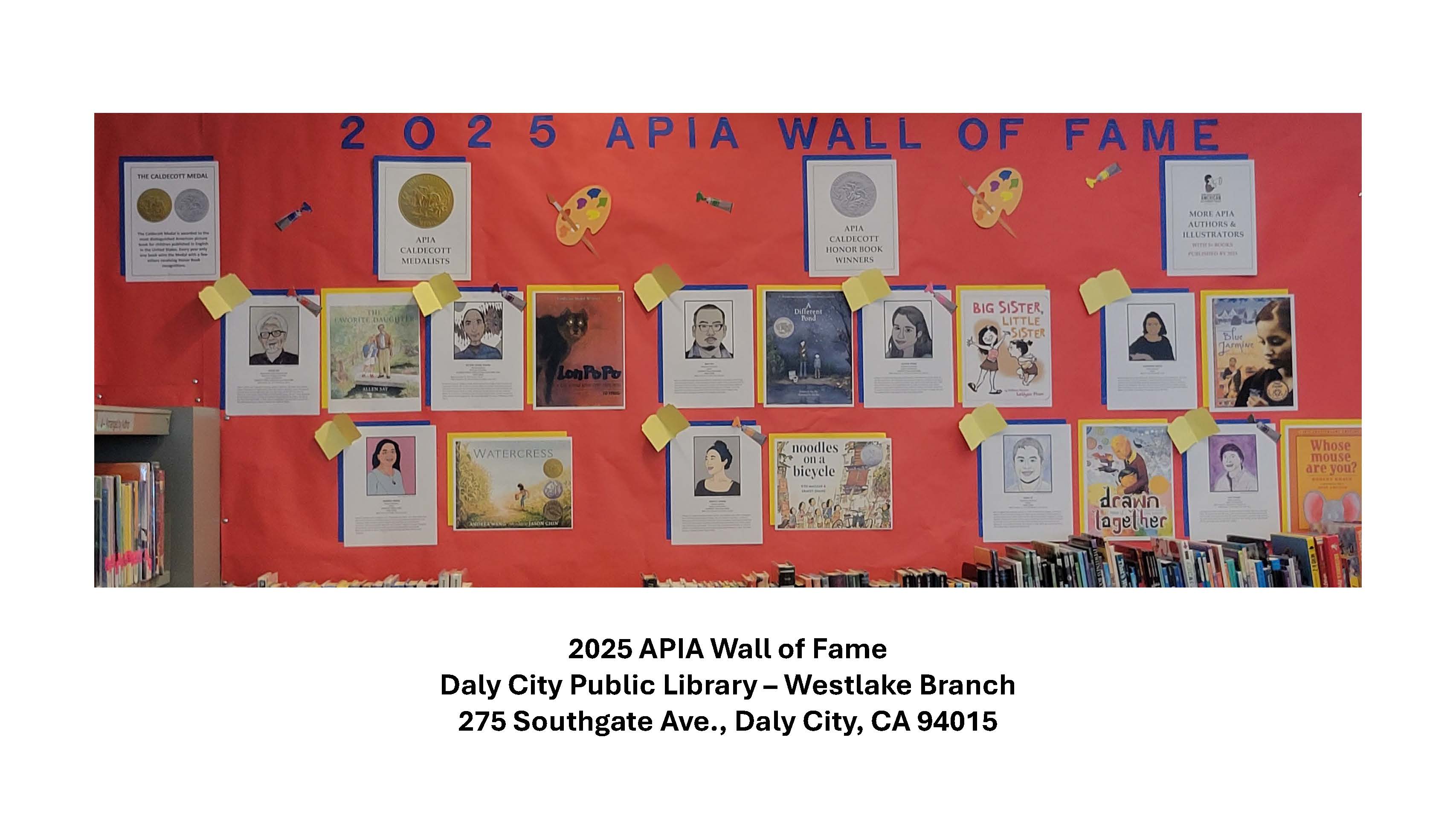 2025 APIA Wall of Fame at Westlake Library