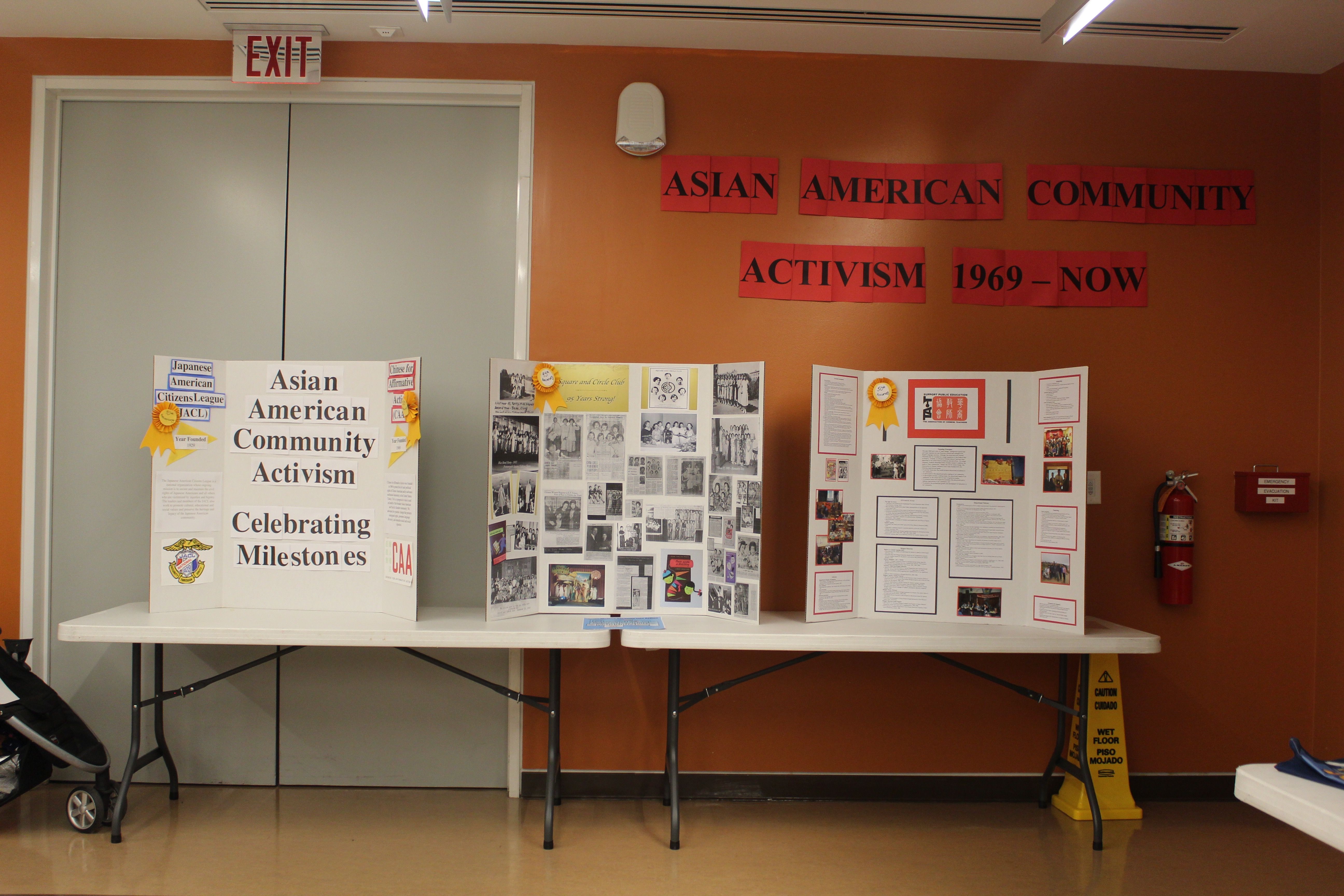 Asian American Community Activism Exhibit
