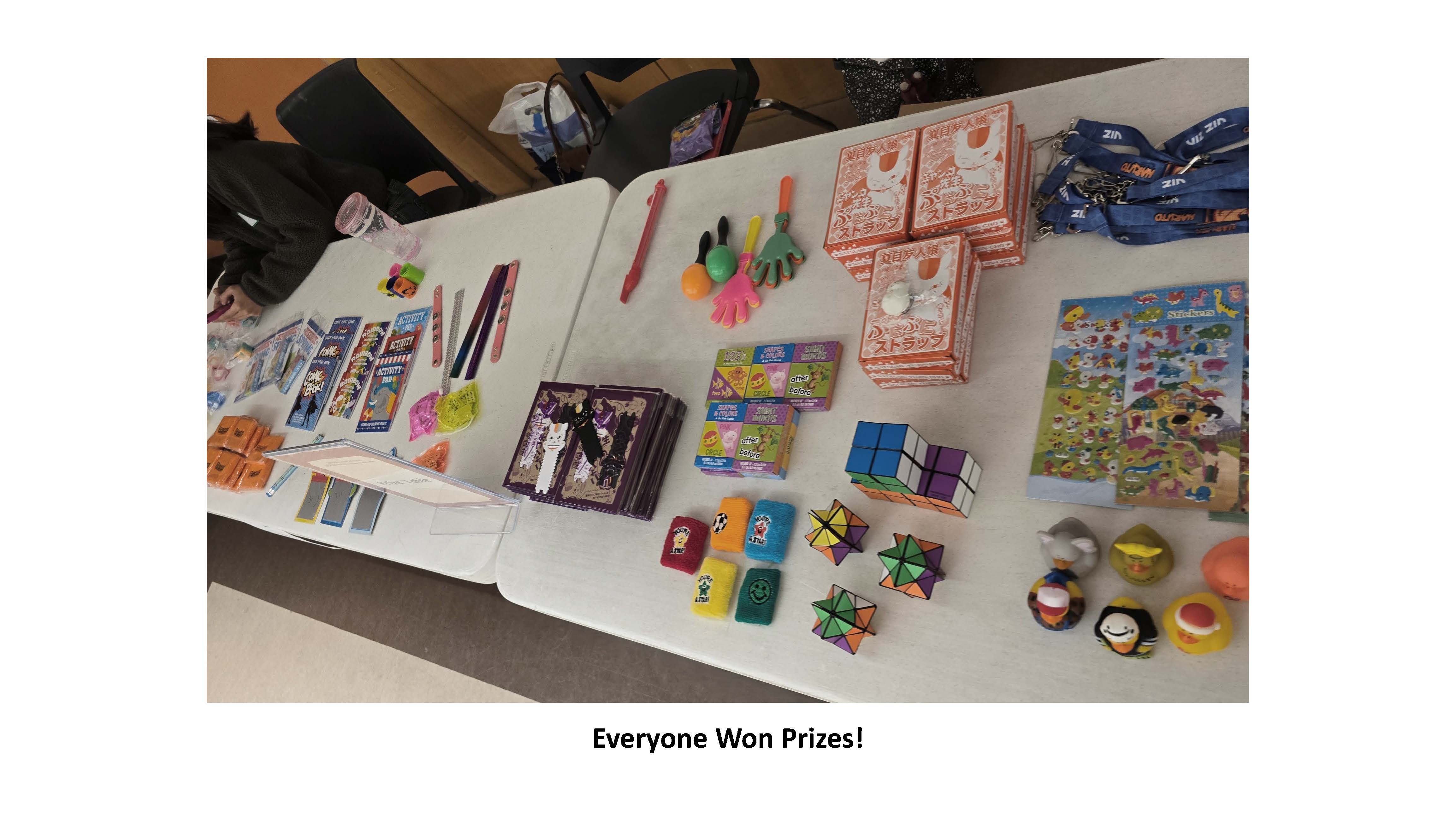 2025 APIA Prize Table