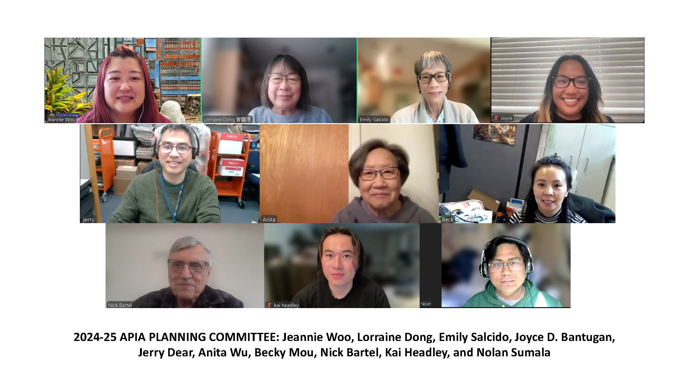2025 APIA Planning Committee