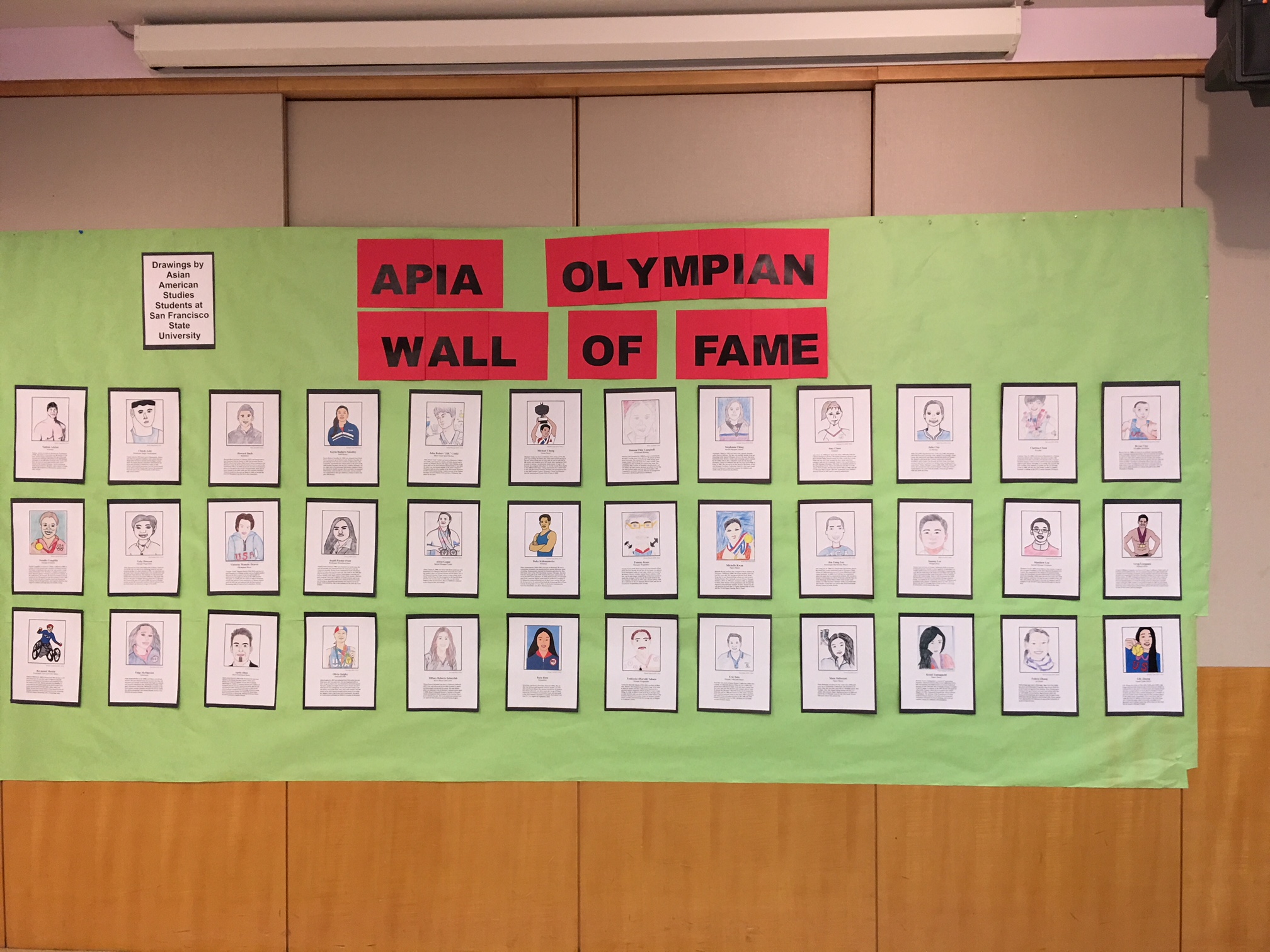 APIA Olympian Wall of Fame