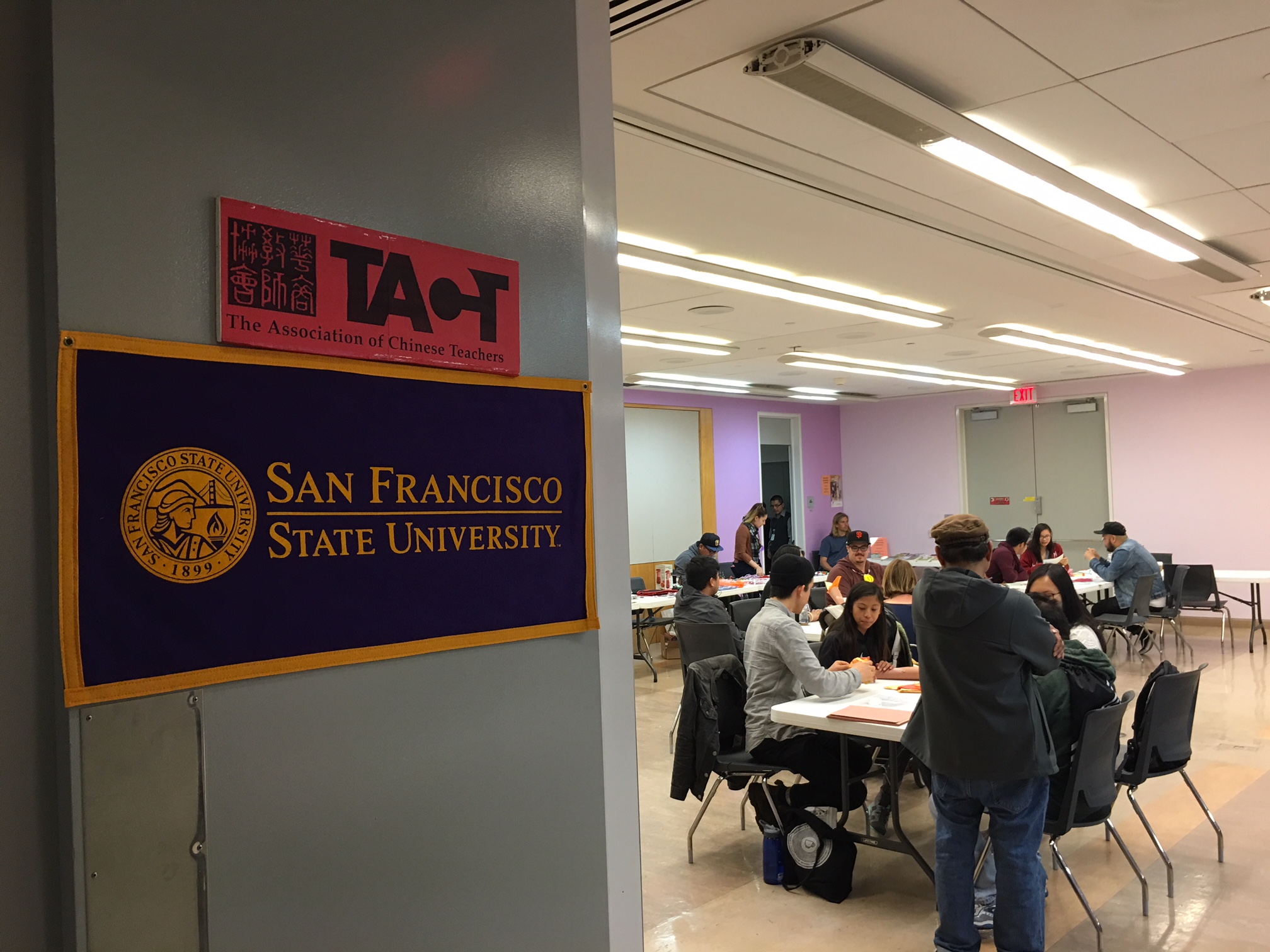 TACT and San Francisco State University Banners