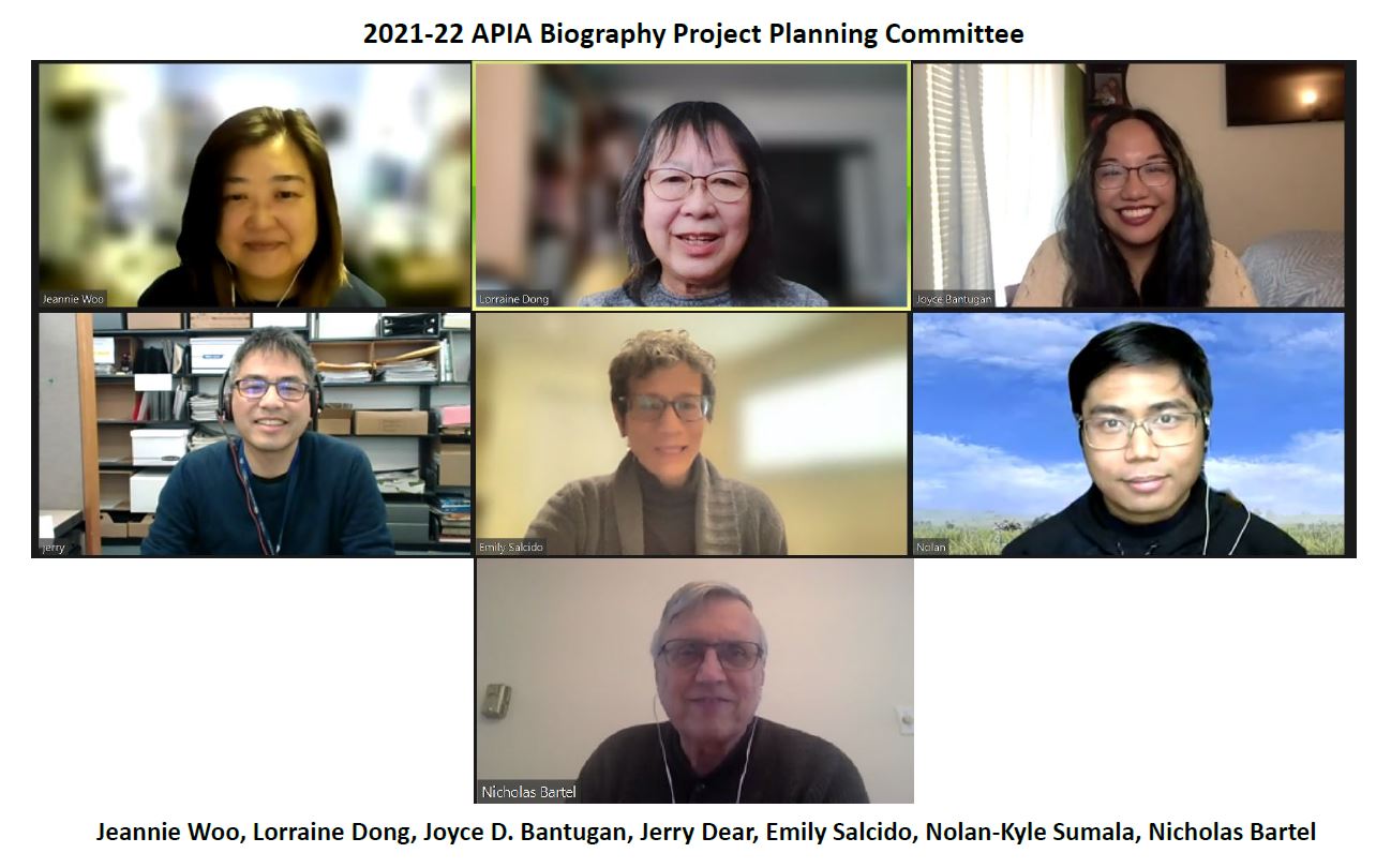 2021-22 APIA Planning Committee photo