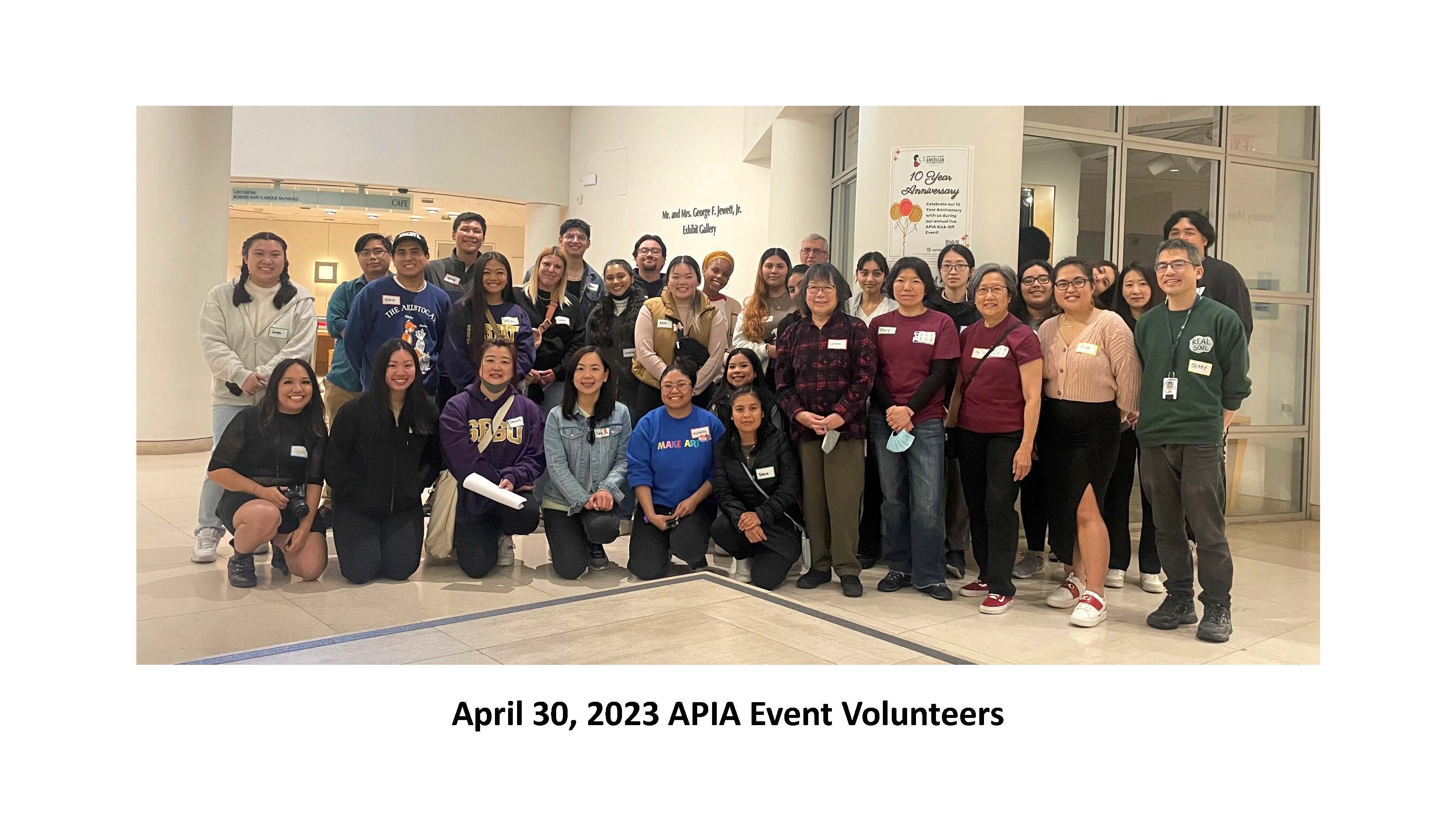 APIA volunteers photo