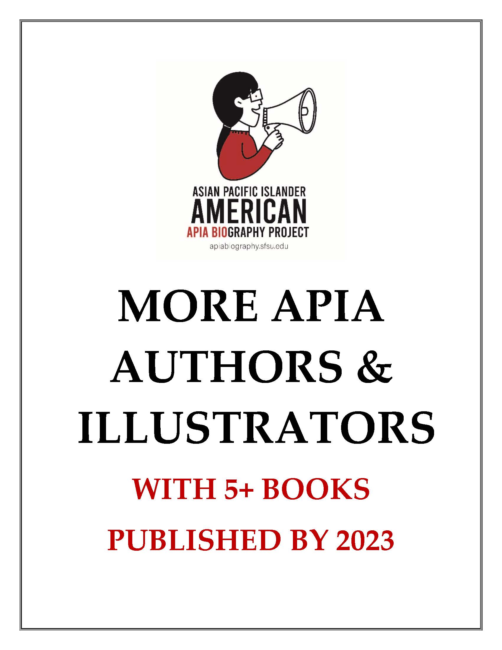 More APIA Authors & Illustrators
