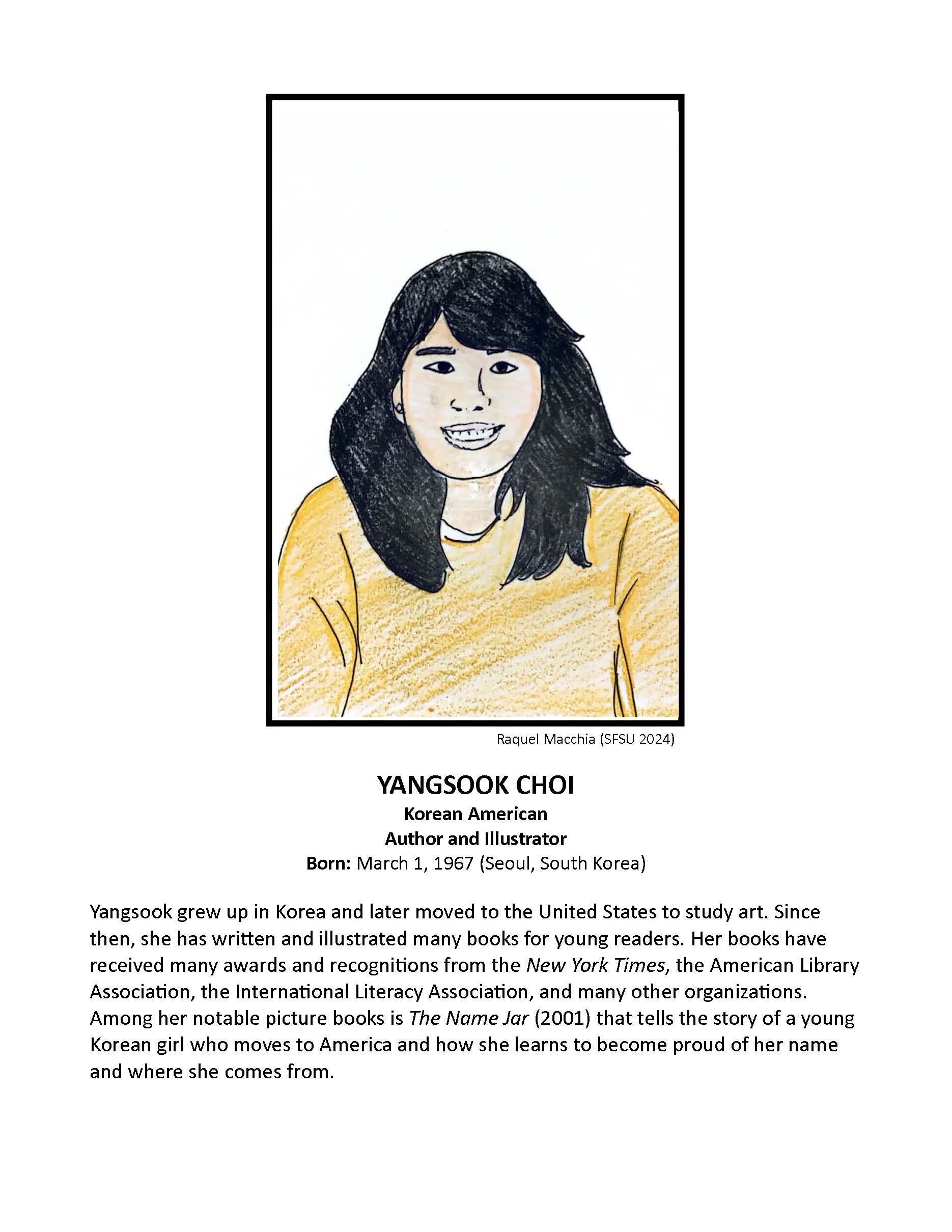 Yangsook Choi Biography