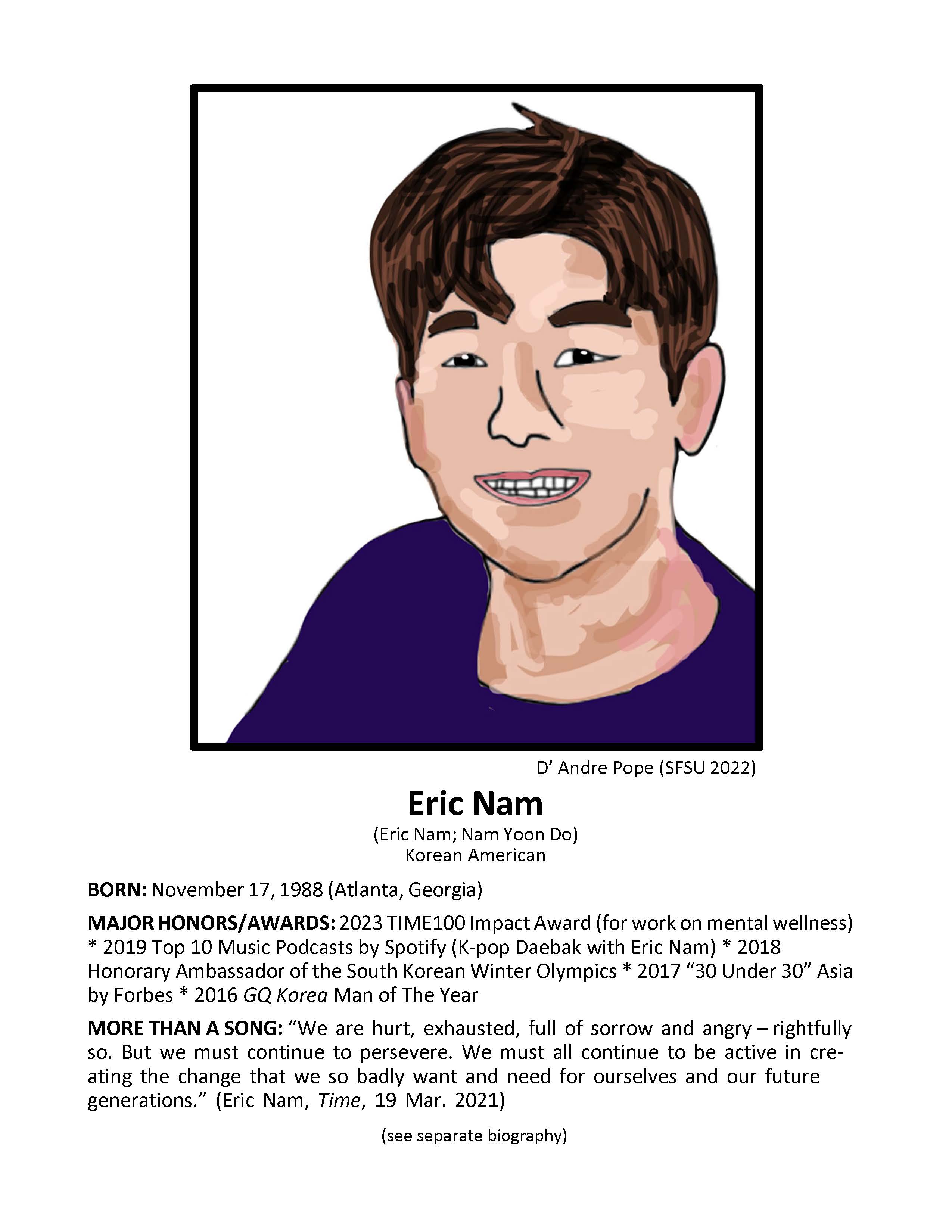 Eric Nam Biography