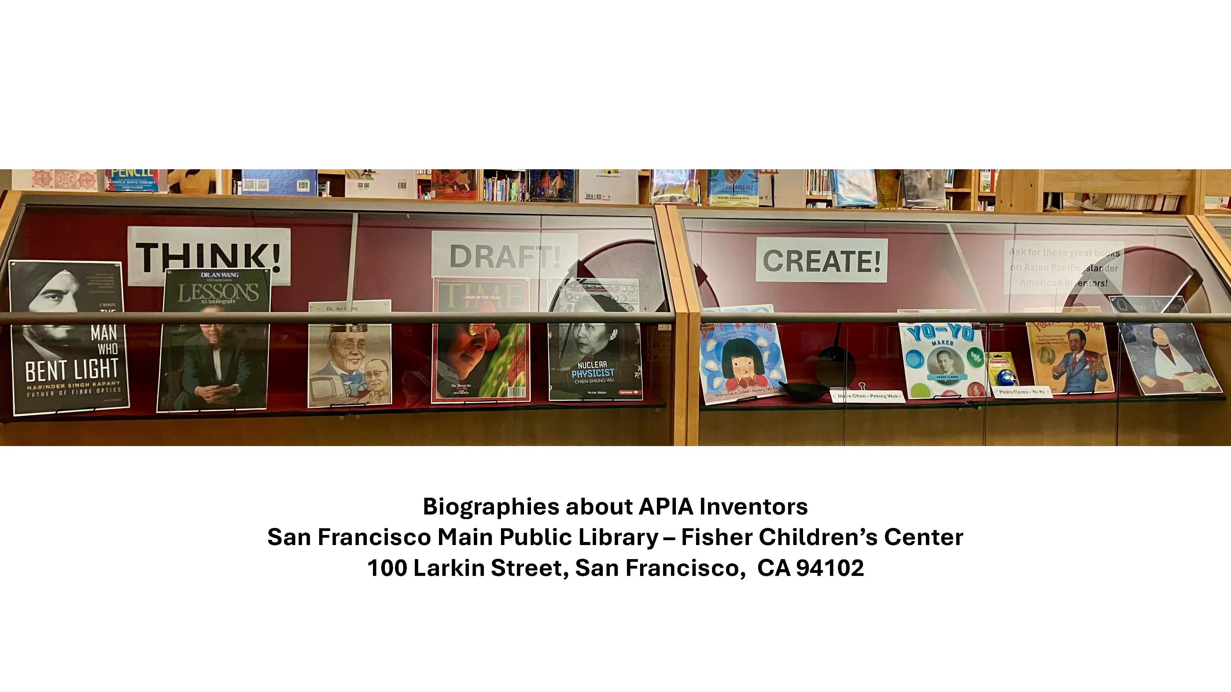 Biography Display of APIA Inventors