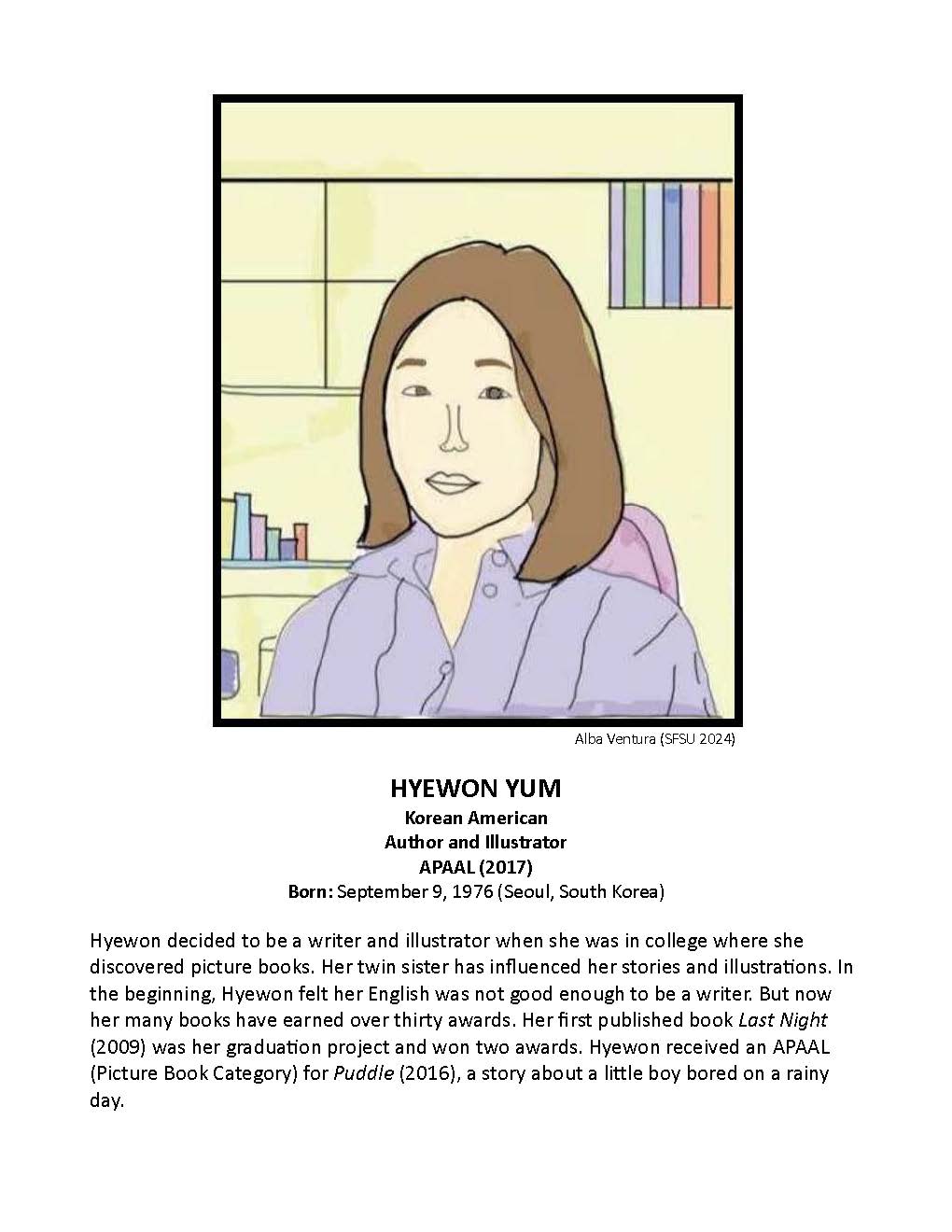 Hyewon Yum Biography