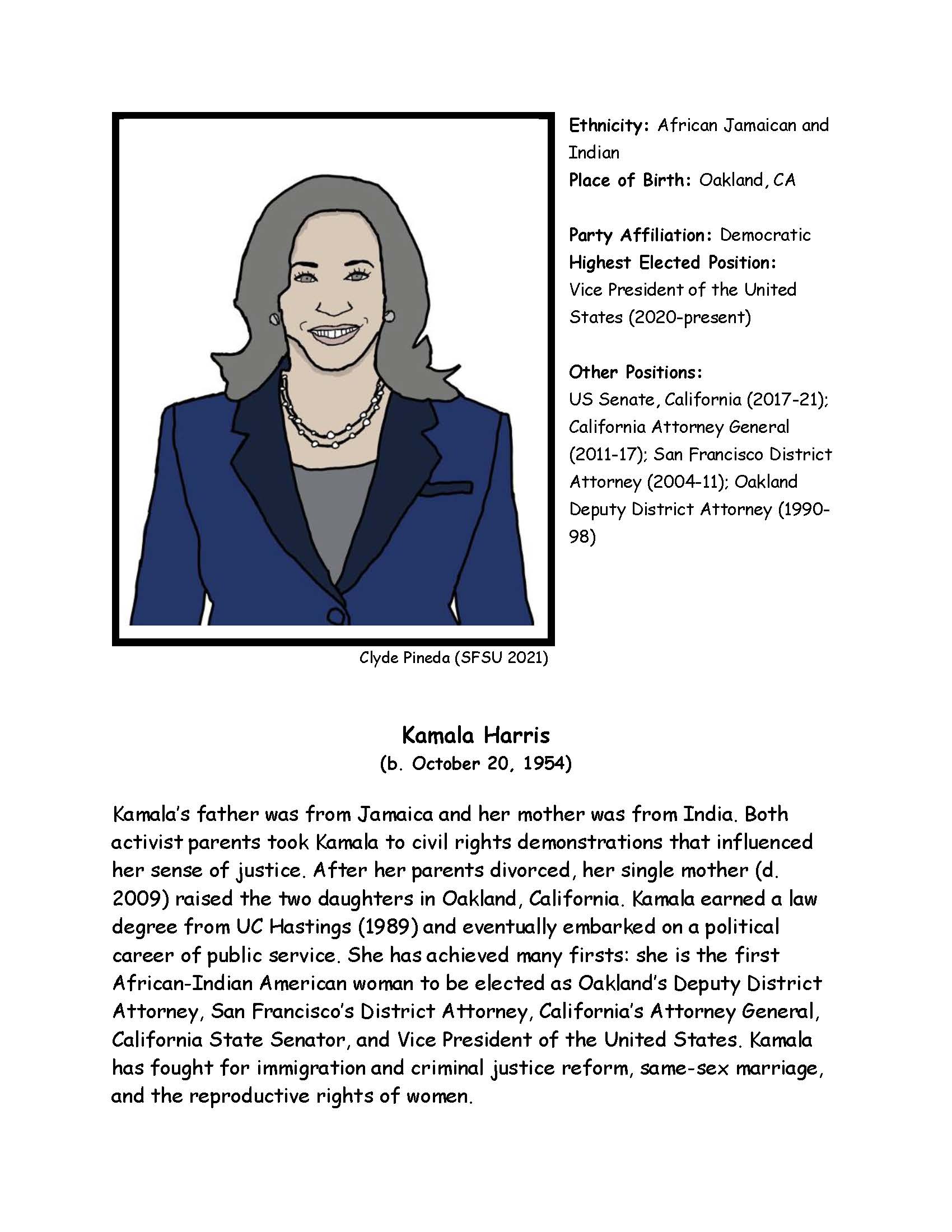 Kamala Harris Biography