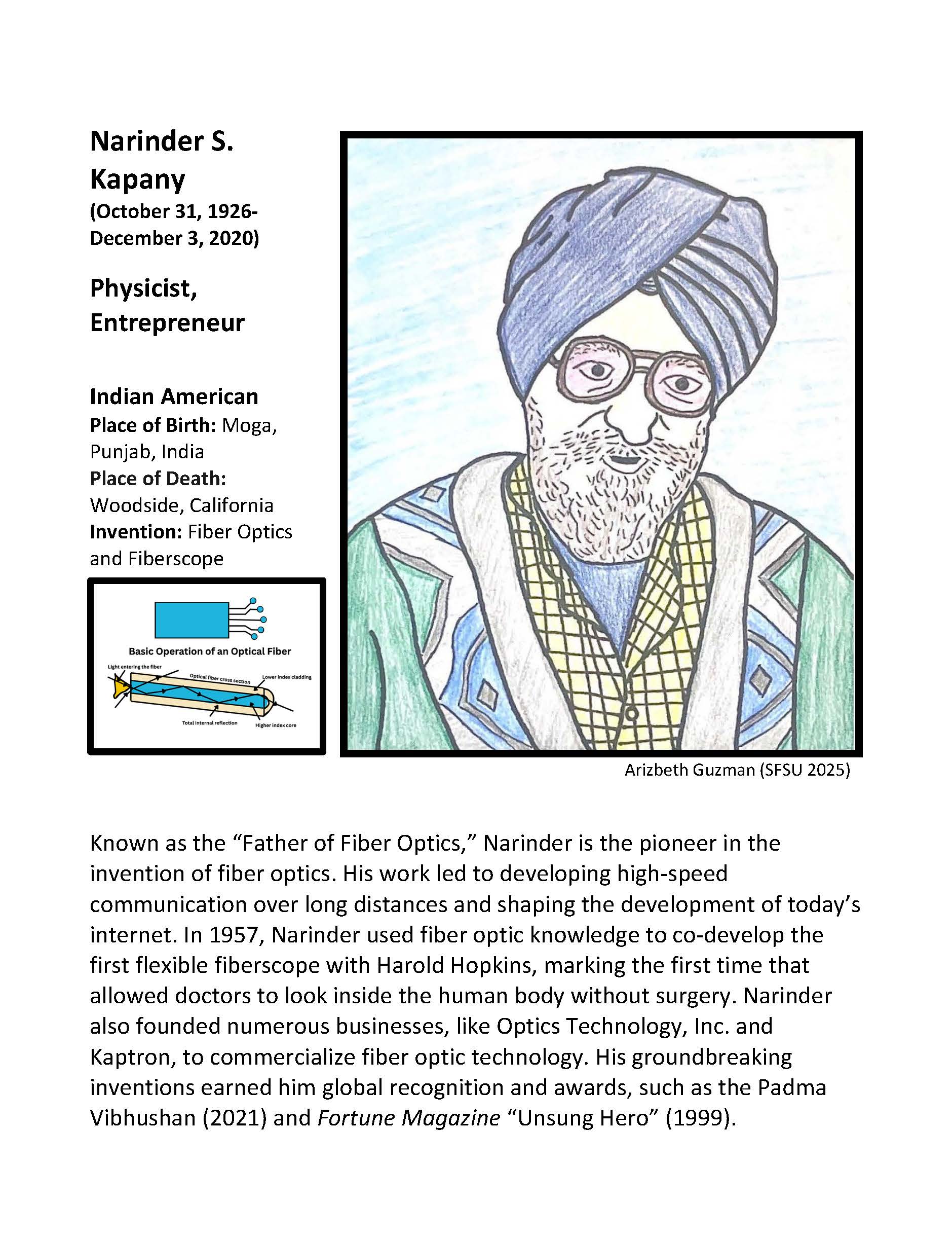 Portrait of Narinder Kapany