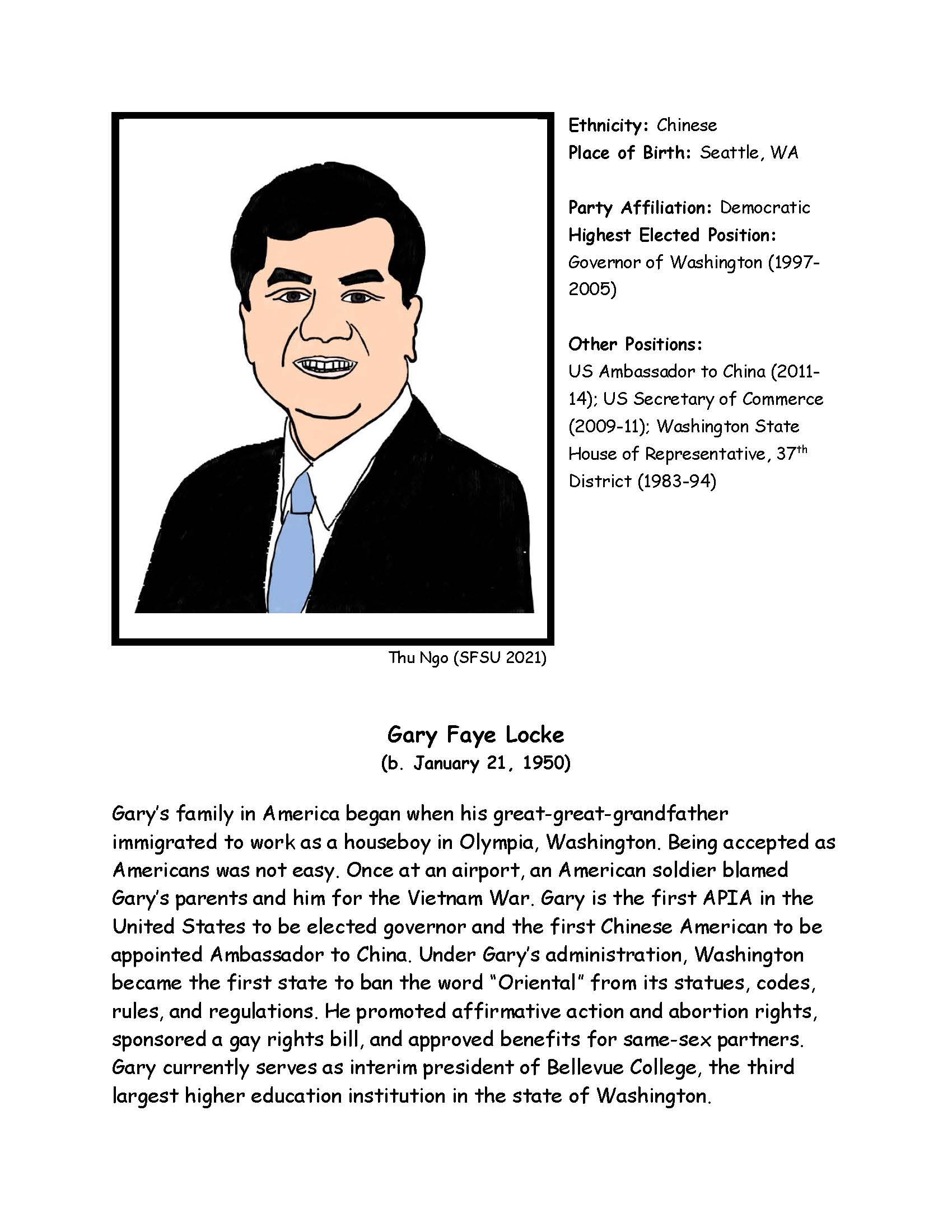 Gary Locke Biography