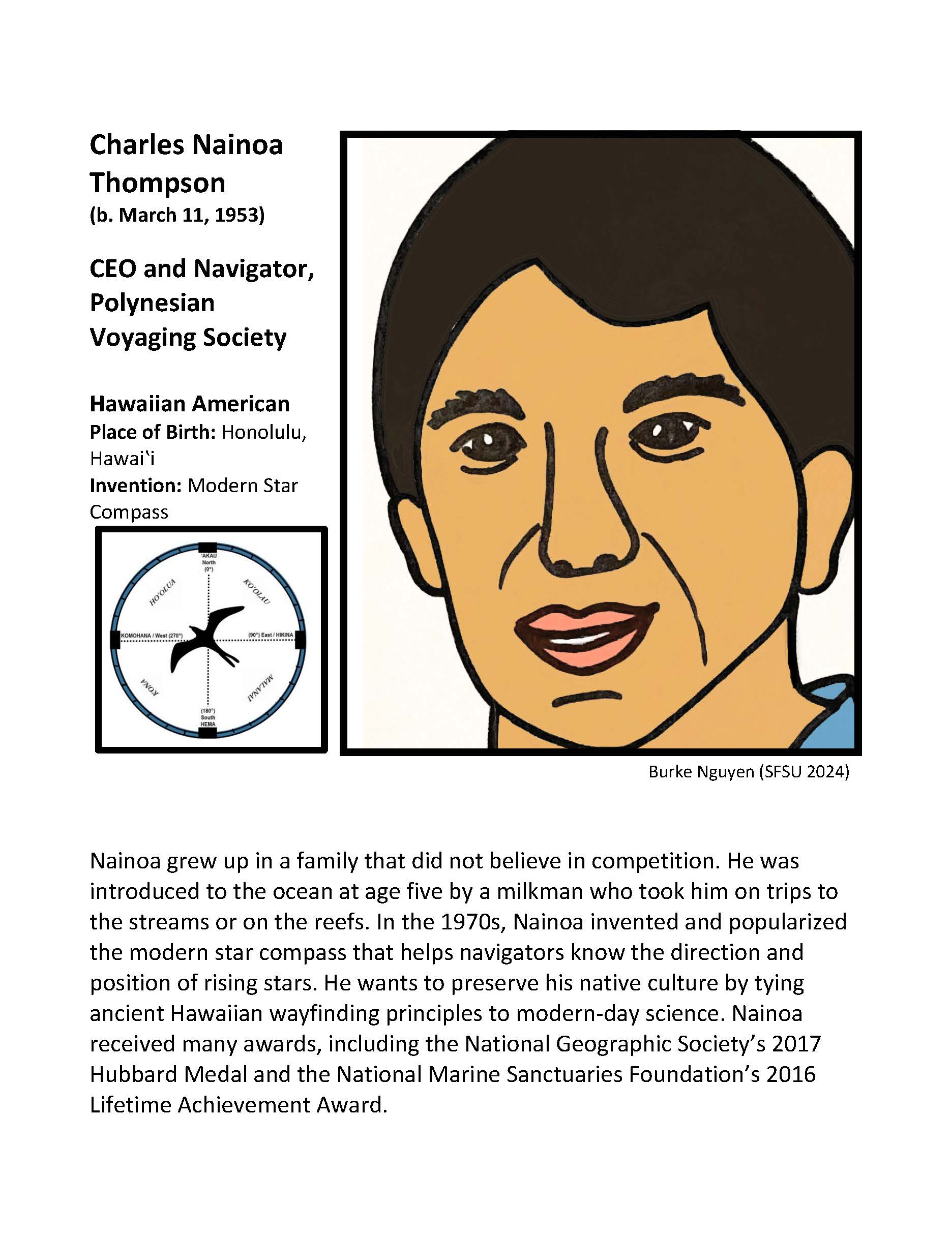 Portrait of Charles Thompson and invention