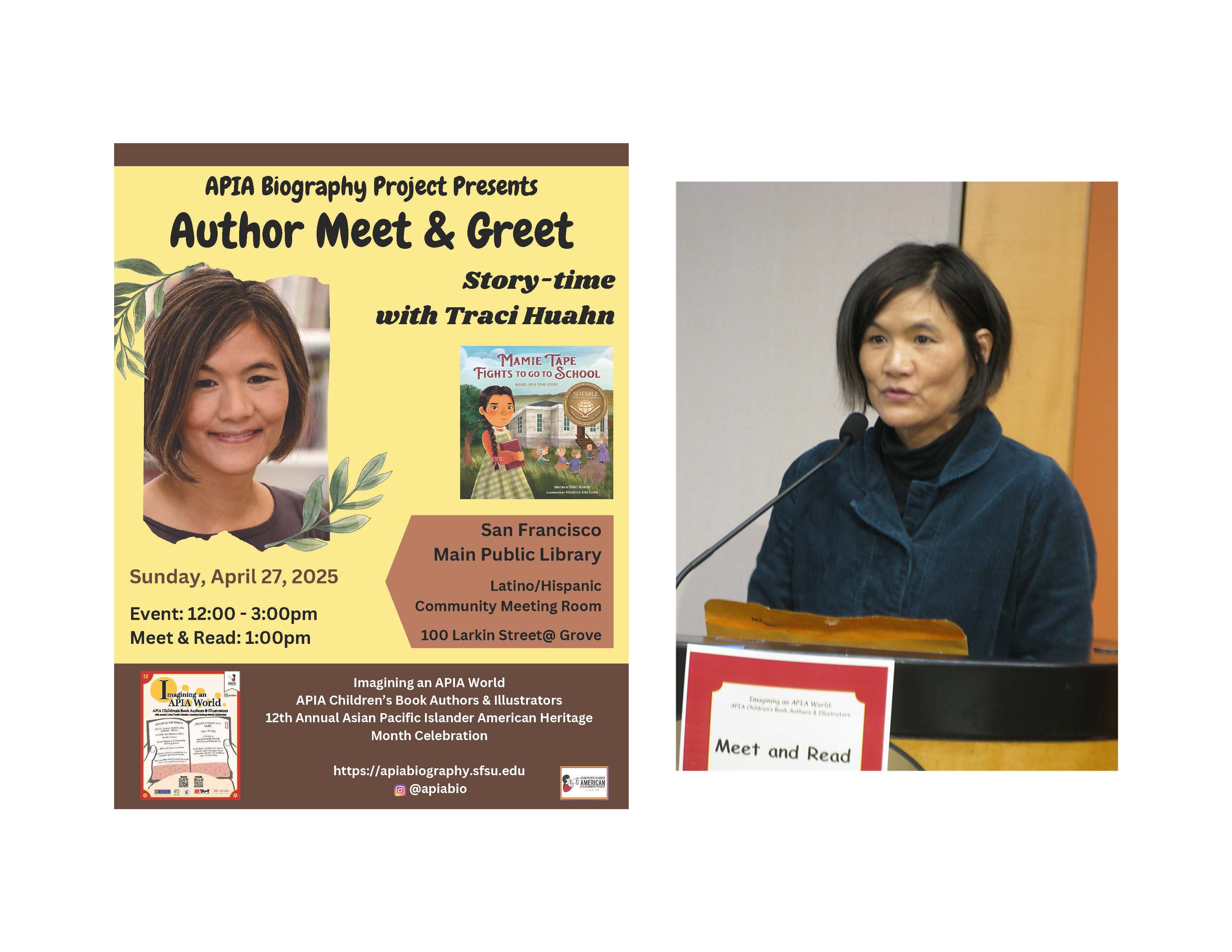 Traci Huan flyer and presentation