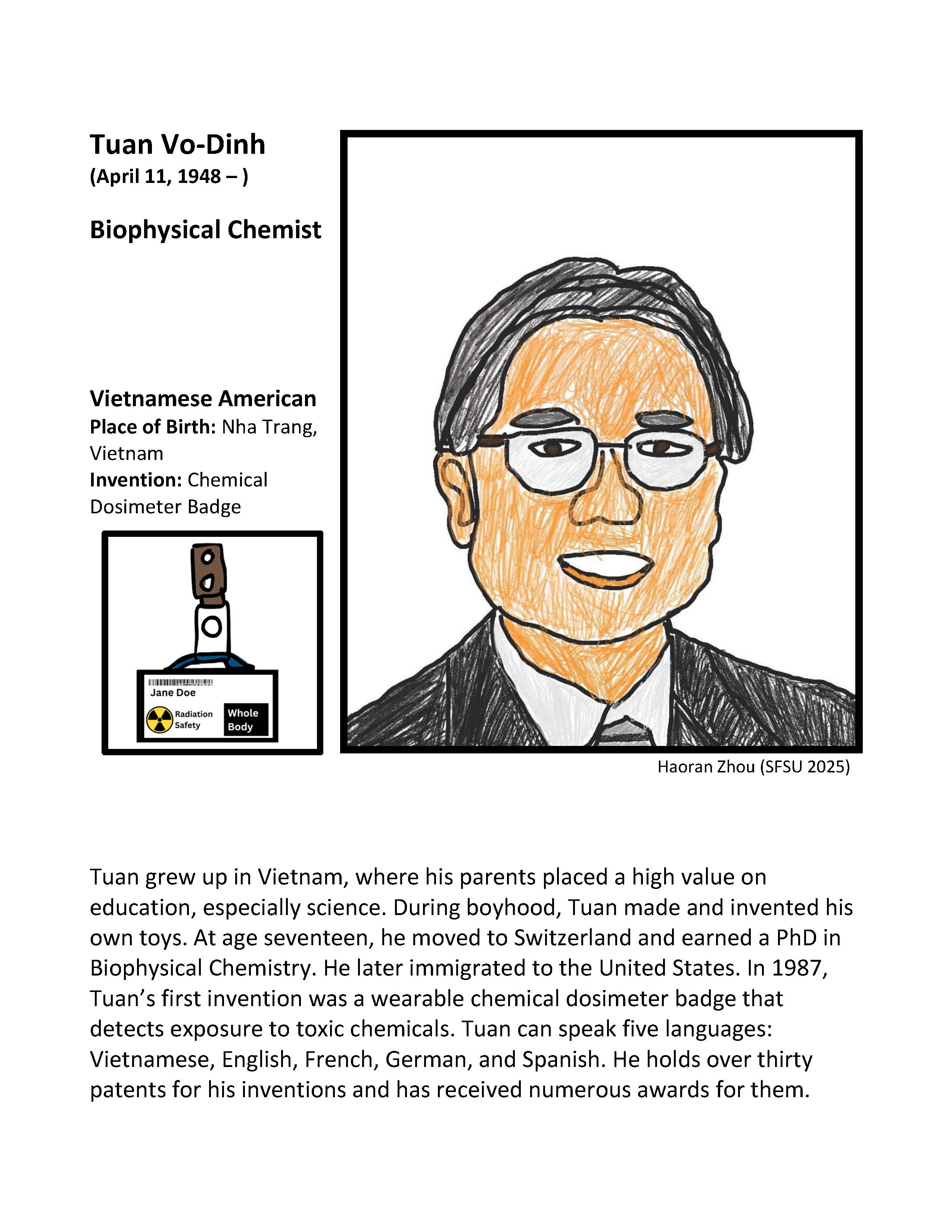 Portrait of Tuan Vo-Dinh