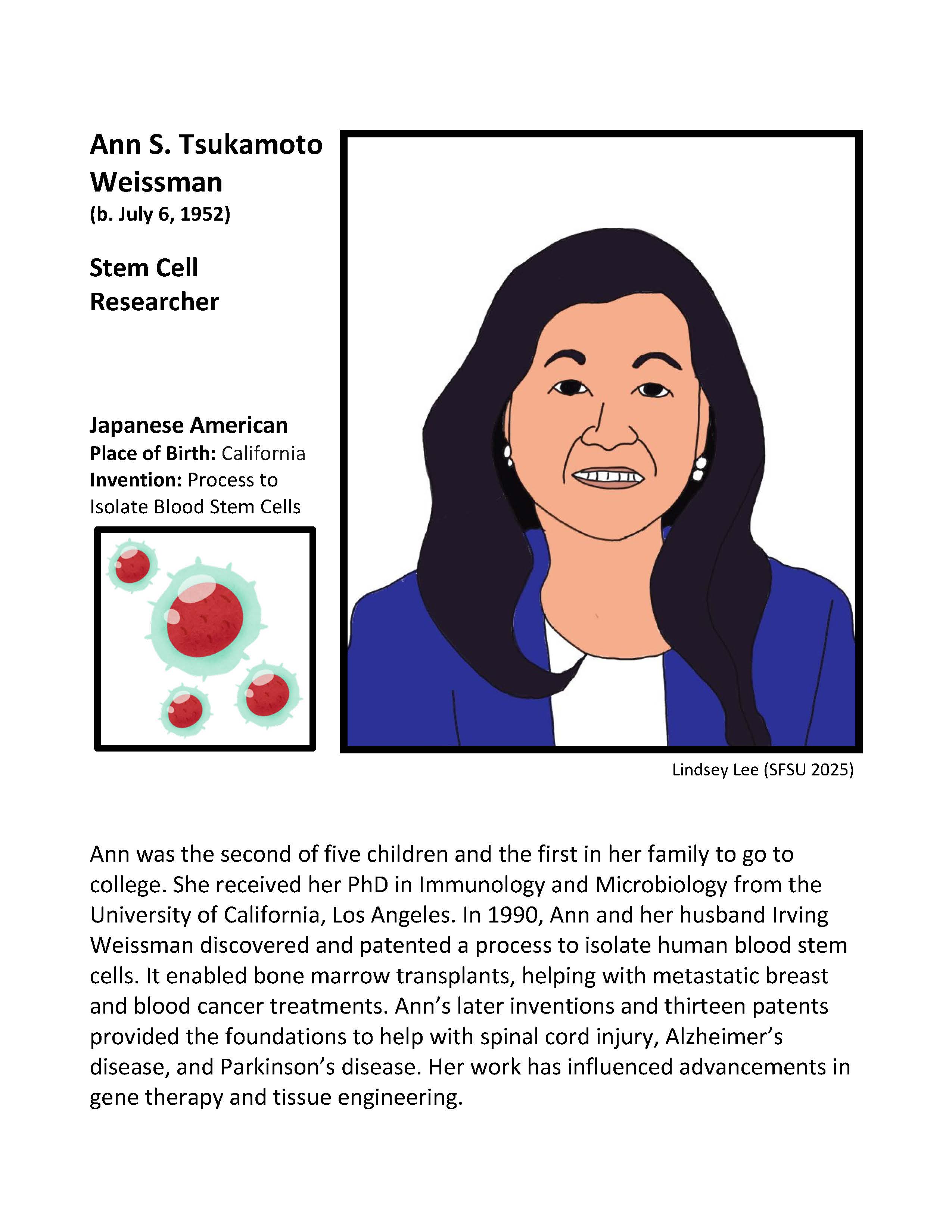 Portrait of Ann S Weissman